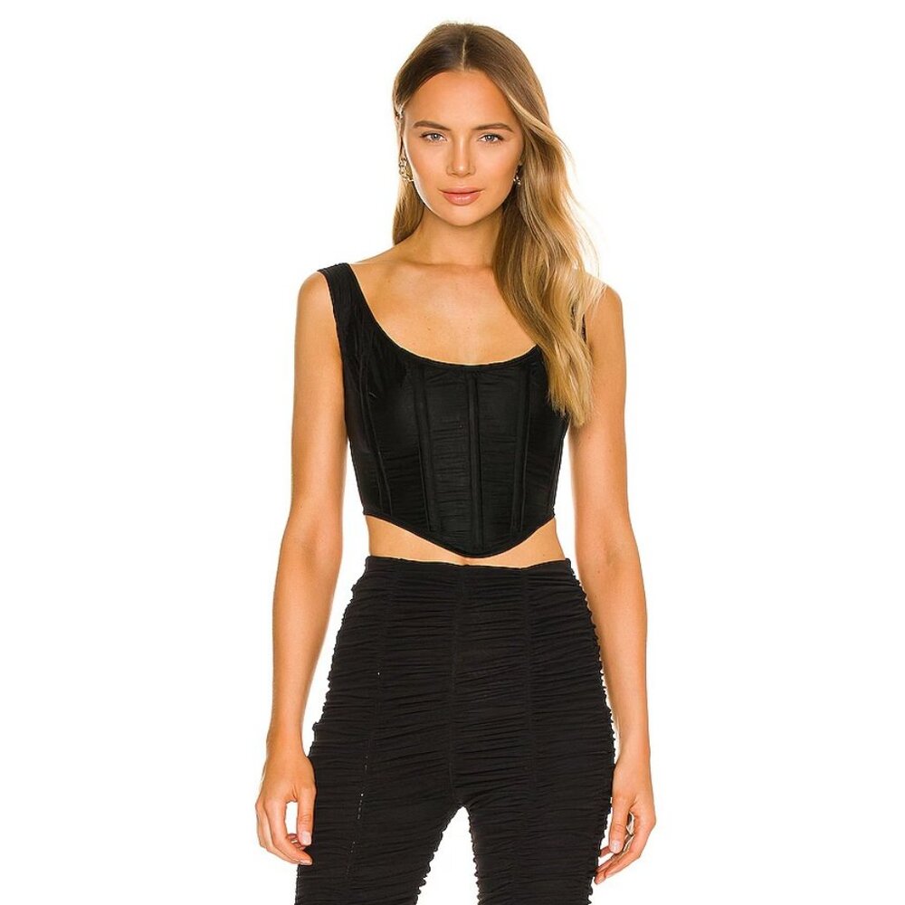 By Dyln Miller Corset Top in Black